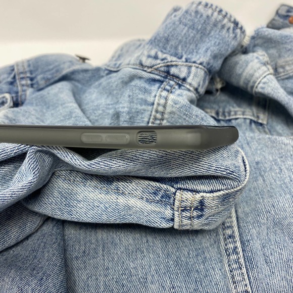 iPhone XS Max Case Gray Clear Cover - Picture 3 of 6